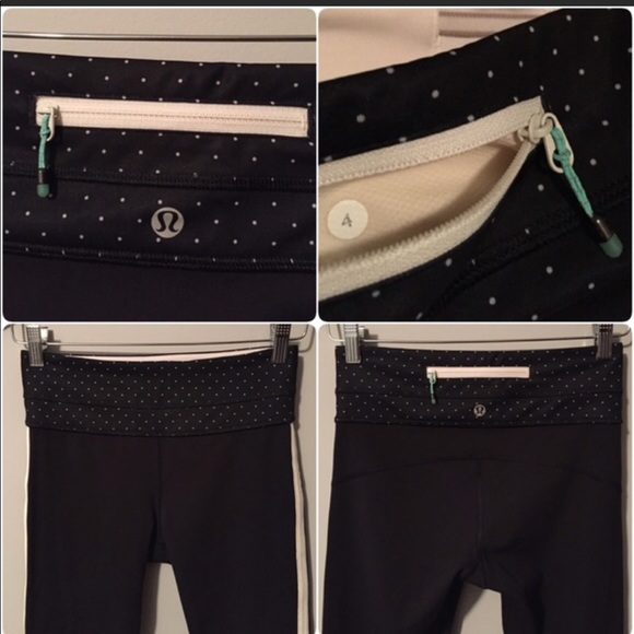 Lululemon Up the Pace Crops sz 4 - Picture 3 of 3
